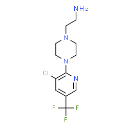 2-(4-[3-CHLORO-5-(TRIFLUOROMETHYL)-2-PYRIDINYL]PIPERAZINO)-1-ETHANAMINE结构式