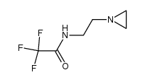 N-β-aziridinoethyltrifluoroacetamide Structure