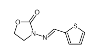 3-(thiophen-2-ylmethylideneamino)-1,3-oxazolidin-2-one结构式