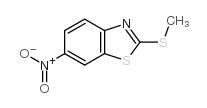 Benzothiazole,2-(methylthio)-6-nitro- Structure