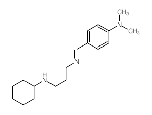 1,3-Propanediamine,N1-cyclohexyl-N3-[[4-(dimethylamino)phenyl]methylene]-结构式