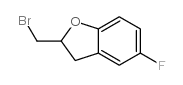 Benzofuran,2-(bromomethyl)-5-fluoro-2,3-dihydro-结构式