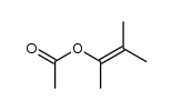 3-methylbut-2-en-2-yl acetate Structure