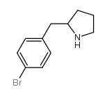 2-(4-溴苄基)吡咯烷结构式