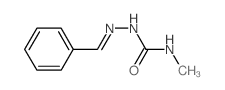 1-(benzylideneamino)-3-methyl-urea结构式