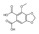 4-methoxy-1,3-benzodioxole-5,6-dicarboxylic acid Structure