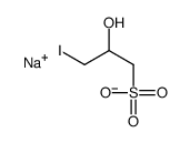 sodium 2-hydroxy-3-iodopropanesulphonate结构式