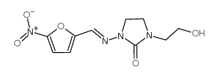 2-Imidazolidinone,1-(2-hydroxyethyl)-3-[[(5-nitro-2-furanyl)methylene]amino]- picture