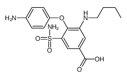 4-(4-aminophenoxy)-3-(butylamino)-5-sulfamoylbenzoic acid Structure