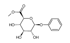 methyl phenyl-β-D-glucuronate结构式