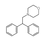 4-(2,2-diphenylethyl)morpholine结构式