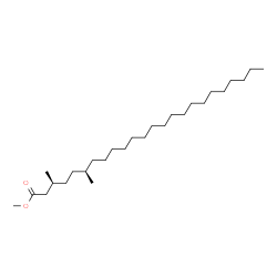 (3S,6R)-3,6-Dimethyltetracosanoic acid methyl ester结构式