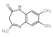 2H-1,5-Benzodiazepin-2-one,1,3-dihydro-4,7,8-trimethyl- picture