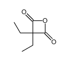 3,3-diethyloxetane-2,4-dione Structure