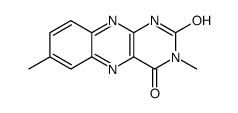 3,7-dimethyl-1H-benzo[g]pteridine-2,4-dione Structure