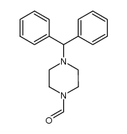 1-Benzhydryl-4-formylpiperazine Structure