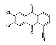 6.7-Dichlor-1-cyan-anthrachinon Structure