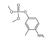 (4-amino-3-methylphenyl) dimethyl phosphate结构式