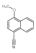 4-甲氧基-1-萘甲腈结构式