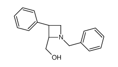 [(2S,3R)-1-benzyl-3-phenylazetidin-2-yl]methanol Structure