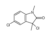 3,5-dichloro-1,3-dimethylindol-2-one结构式