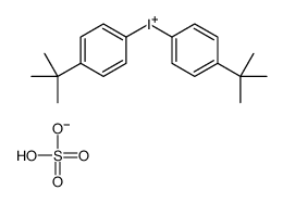 bis(4-tert-butylphenyl)iodanium,hydrogen sulfate Structure