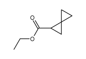 ethyl spiropentanecarboxylate Structure