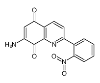 7-amino-2-(2-nitrophenyl)quinoline-5,8-dione Structure