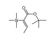 tert-butyl 2-trimethylsilylbut-2-enoate结构式