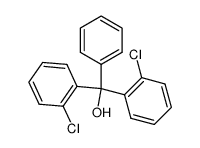 Bis-(2-chloro-phenyl)-phenyl-methanol Structure