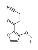 4-(3-ethoxyfuran-2-yl)-4-oxobut-2-enenitrile结构式