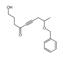 1-hydroxy-8-phenylmethoxynon-5-yn-4-one Structure