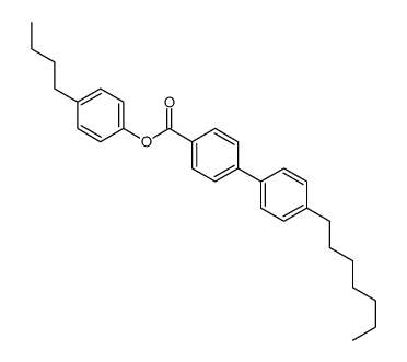 (4-butylphenyl) 4-(4-heptylphenyl)benzoate Structure