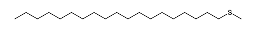 1-methylsulfanyl-nonadecane结构式