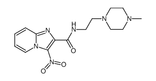 3-nitro-imidazo[1,2-a]pyridine-2-carboxylic acid 2-(4-methyl-piperazin-1-yl)-ethylamide结构式