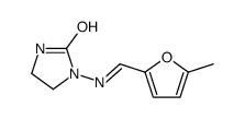 1-[(5-methylfuran-2-yl)methylideneamino]imidazolidin-2-one Structure