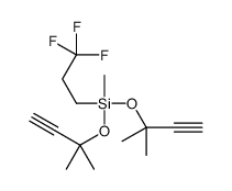 methyl-bis(2-methylbut-3-yn-2-yloxy)-(3,3,3-trifluoropropyl)silane Structure