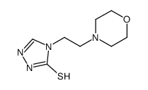 4-(2-morpholin-4-ylethyl)-1H-1,2,4-triazole-5-thione Structure