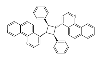 4-(3-benzo[h]quinolin-4-yl-2,4-diphenylcyclobutyl)benzo[h]quinoline Structure