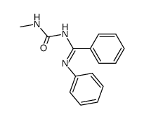 N-(methylaminocarbonyl)-N'-phenylbenzamidine结构式