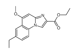 ethyl 7-ethyl-5-methoxyimidazo[1,2-a]quinoline-2-carboxylate结构式