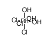 rhodium(III) trichloride trihydrate Structure