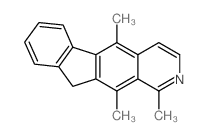 1,5,11-trimethyl-10H-indeno[1,2-g]isoquinoline Structure