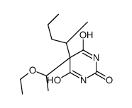 5-(1-Ethoxyethyl)-5-(1-methylbutyl)-2,4,6(1H,3H,5H)-pyrimidinetrione Structure