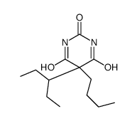 5-Butyl-5-(1-ethylpropyl)-2,4,6(1H,3H,5H)-pyrimidinetrione structure