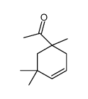 1-(1,5,5-trimethyl-3-cyclohexen-1-yl)ethan-1-one Structure