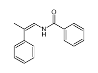 (Z)-N-(2-phenylprop-1-en-1-yl)benzamide结构式