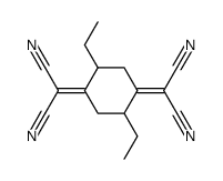 1,4-Bis-(dicyanmethylen)-2,5-diethylcyclohexan Structure