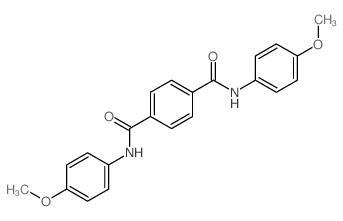 N,N-Bis-(p-methoxyphenyl)terephthalamide Structure