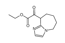 ethyl 2-oxo-2-(6,7,8,9-tetrahydro-5H-imidazo[1,2-a]azepin-9-yl)acetate Structure